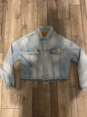 American Eagle Outfitters Light Blue Denim Jacket